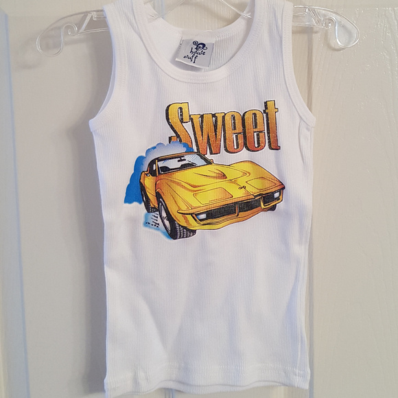 Toddler TANK Top Sweet Corvette NWT - Picture 1 of 2